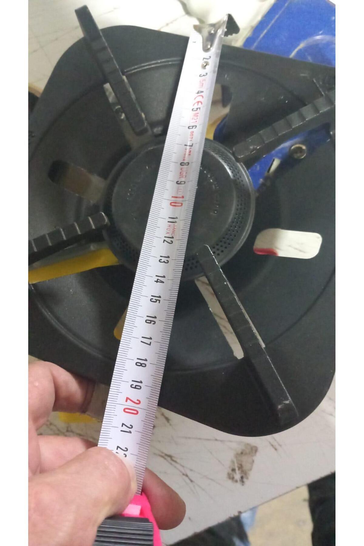 Balık Pişirici Kamp - Piknik Tüpü Ocak Teflon Kaplı Kalın Malzeme Ömürlük Ocak 8 cm çaplı turbo 5