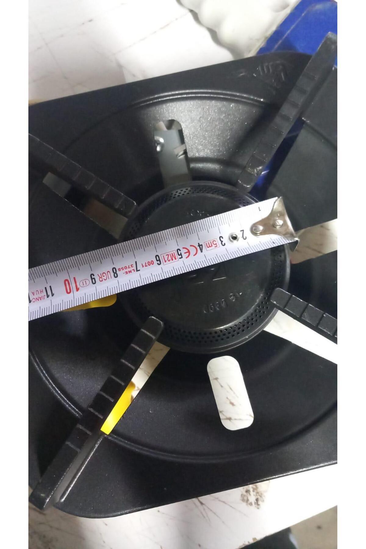 Balık Pişirici Kamp - Piknik Tüpü Ocak Teflon Kaplı Kalın Malzeme Ömürlük Ocak 8 cm çaplı turbo 4