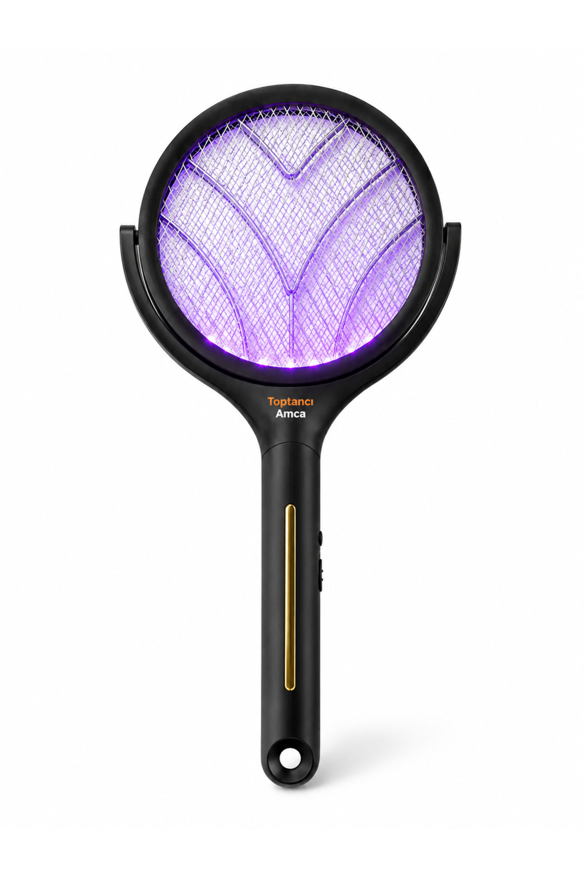 Teleskopik USB Şarjlı Sinek Öldürücü Raket ve UV Lamba | 80 cm Uzayabilir Gövde | 90° Oynar Başlık | Type-C Şarj | 500 mAh Batarya 4