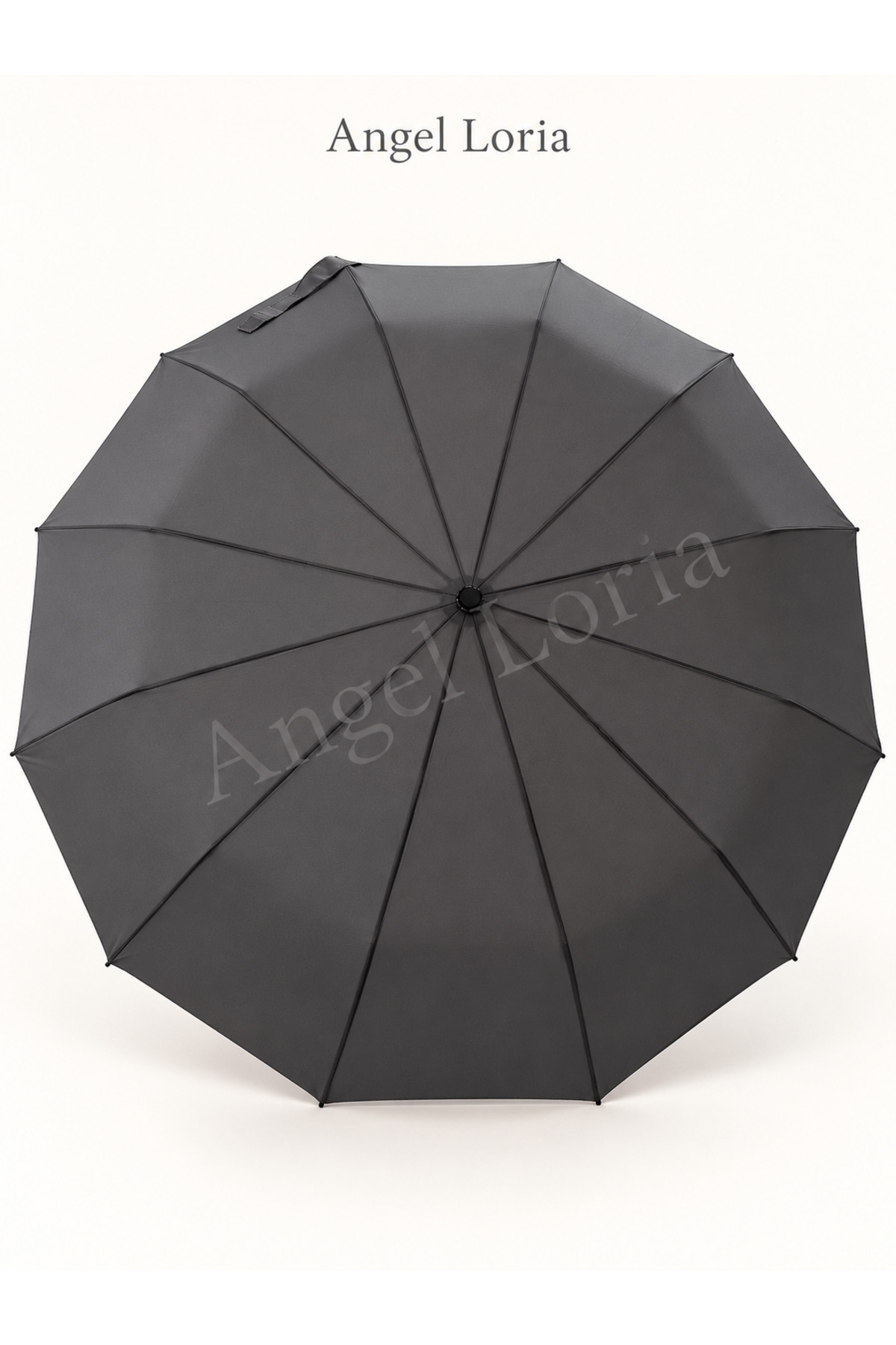 Alüminyum 3260 Gövde 104 cm 12 Panelli Tam Otomatik Rüzgâra Dayanıklı Pongee Kumaş Kılıflı Şemsiye 4