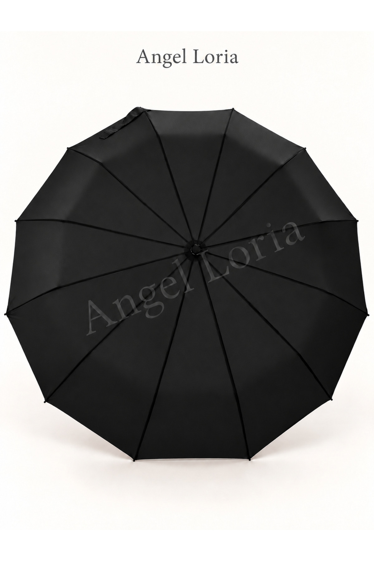 Alüminyum 3260 Gövde 104 cm 12 Panelli Tam Otomatik Rüzgâra Dayanıklı Pongee Kumaş Kılıflı Şemsiye 5
