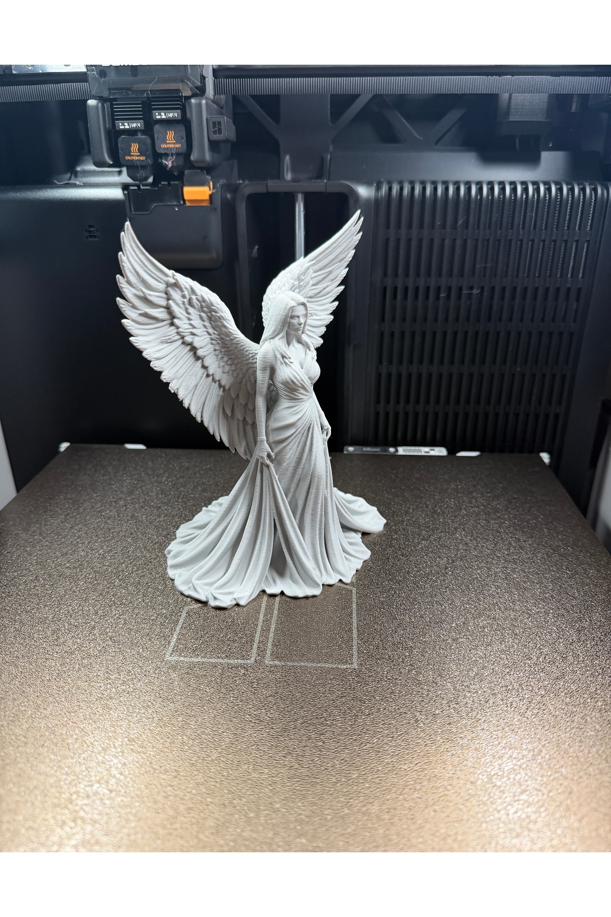 Kanatlı Melek Figürlü Dekoratif Biblo – 3D PLA BASKI DAYANIKLI MALZEME 3