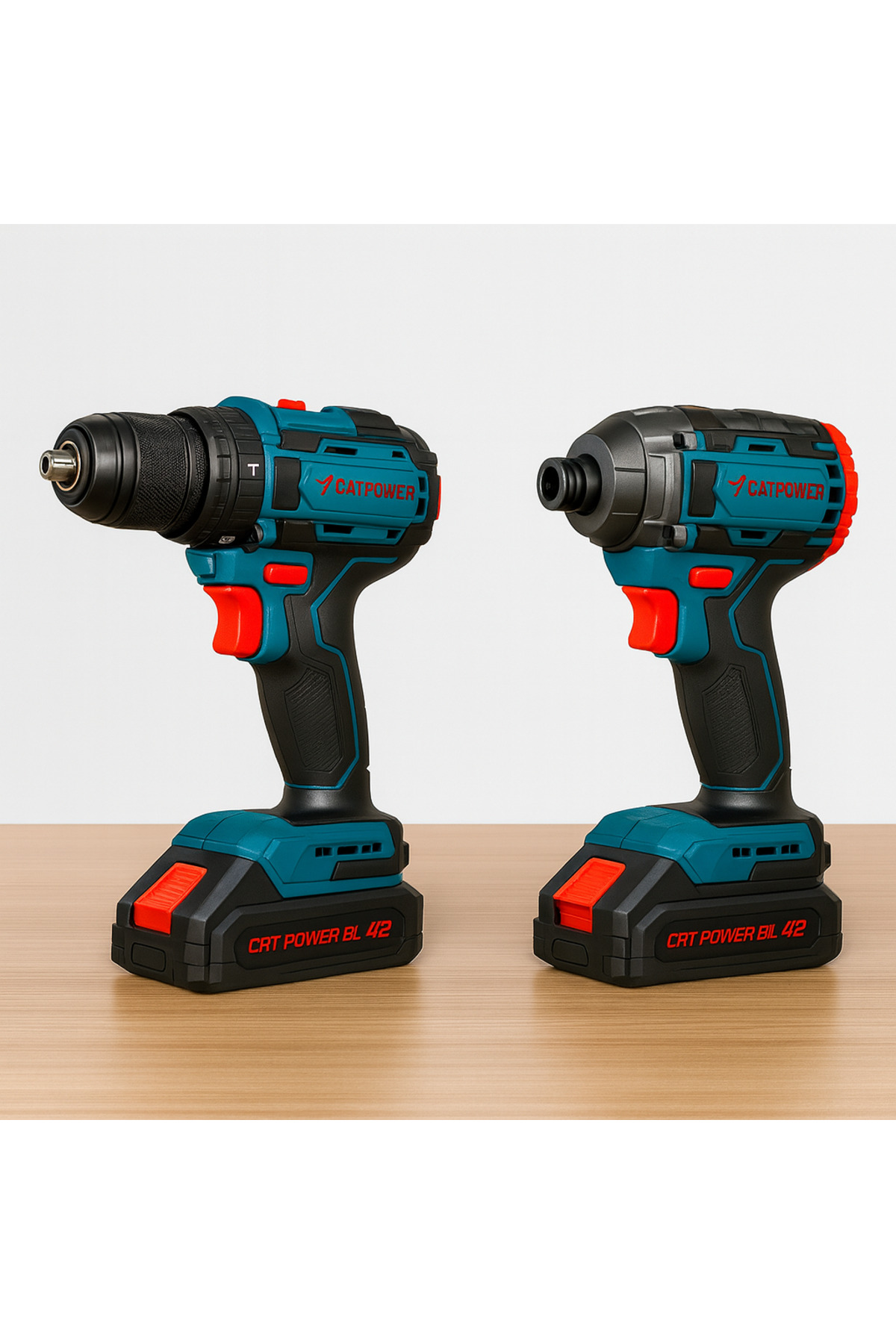 Catpower 5135 Akulu Vidalama ve Matkap Seti 20V 2Ah Li ion Komursuz Motor Akulu Vidalama