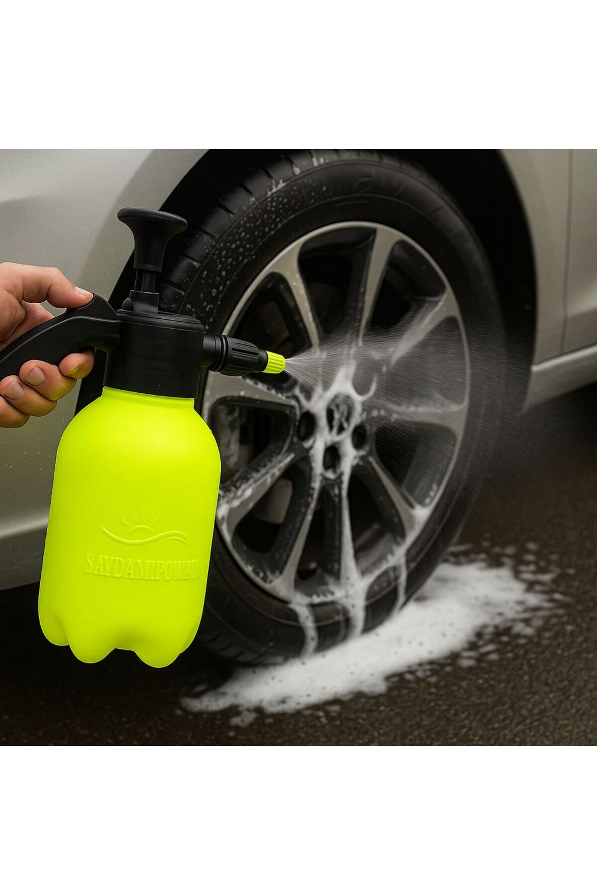 Basınçlı Köpük Pompası Hem Köpük Başlıklı hem Uzatma Borulu Püskürtme Pompası 2 Litre - 1