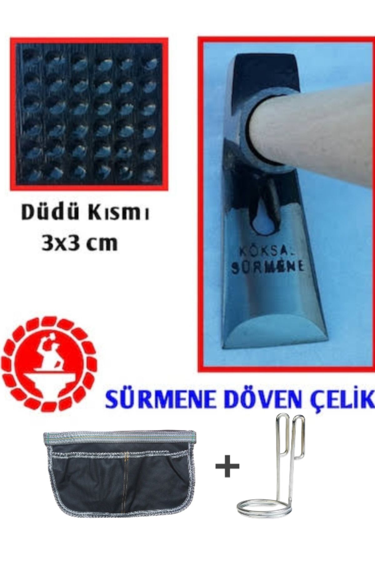 Usta keser saplı sürmene dövme Köksal usta keser branda çivi önlük keserlik - 1