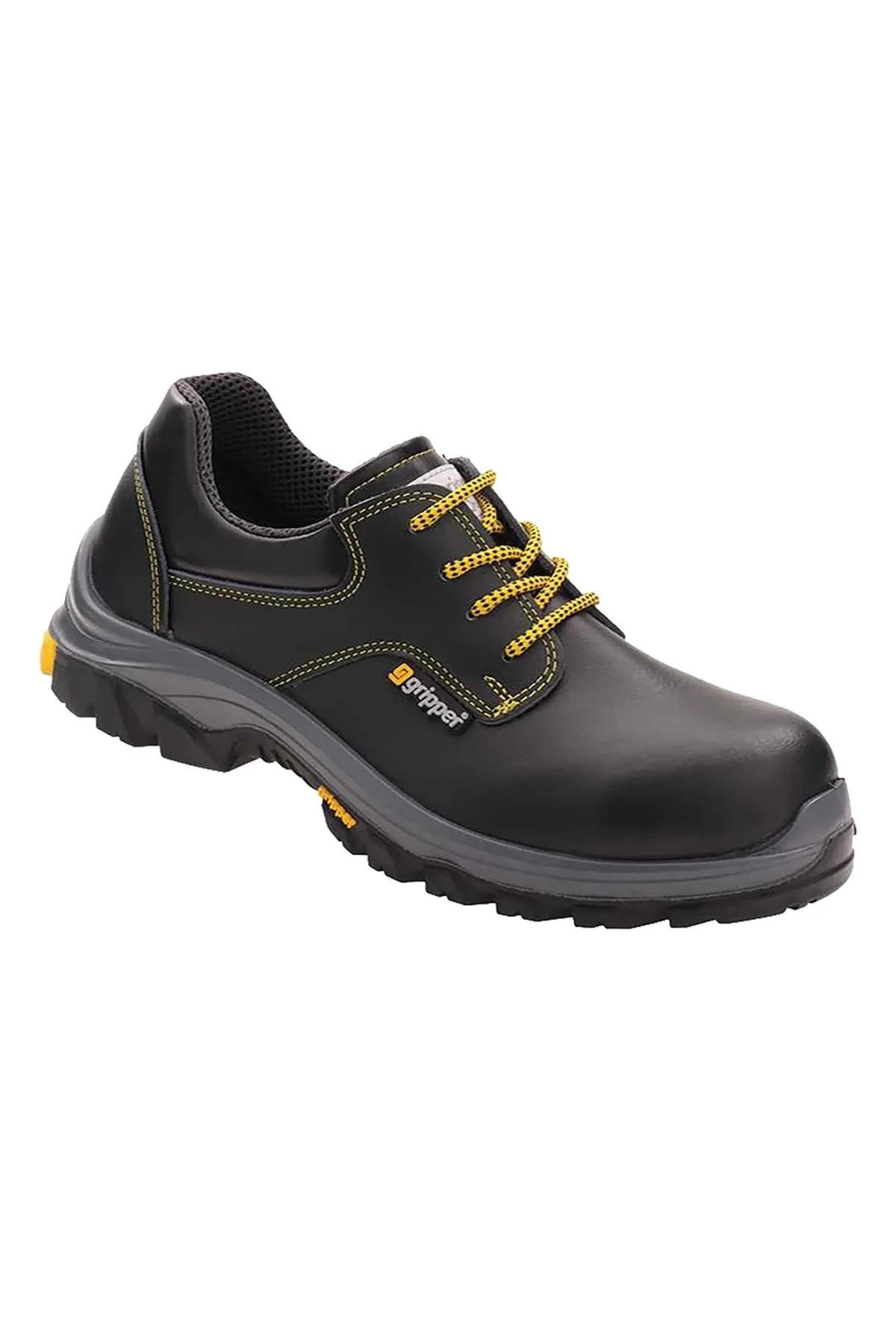 Gripper Siyah Deri S2 Kompozit Vibram Taban İş Güvenlik Ayakkabısı Gpr-14 - 1