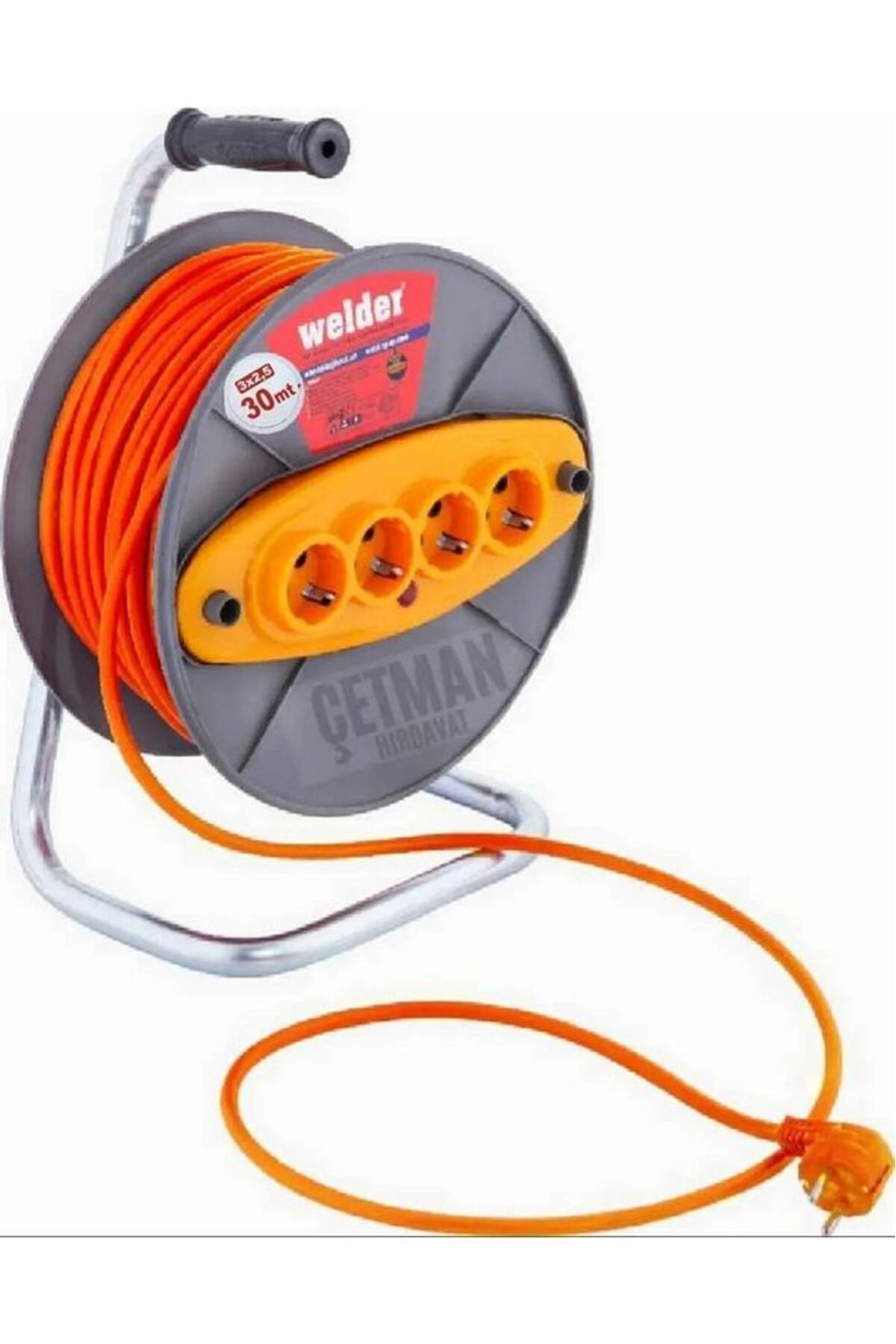 30 Metre 3x2.5 Makaralı Seyyar Kablo (WELDER) - 1