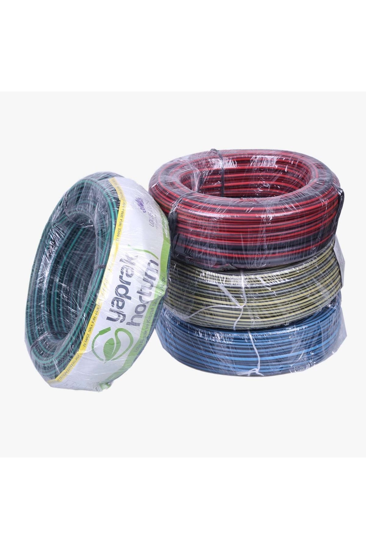 Kalın Takviyeli Bahçe Hortumu Zebra Ev Ofis Bahçe Market Tipi 1/2" 20 Metre - 1