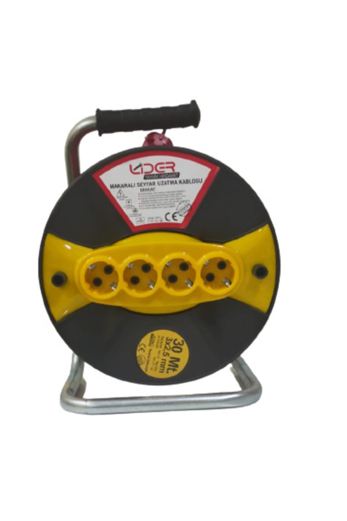 Seyyar Makaralı Uzatma Kablosu CT 3x2,5 40 Metre
