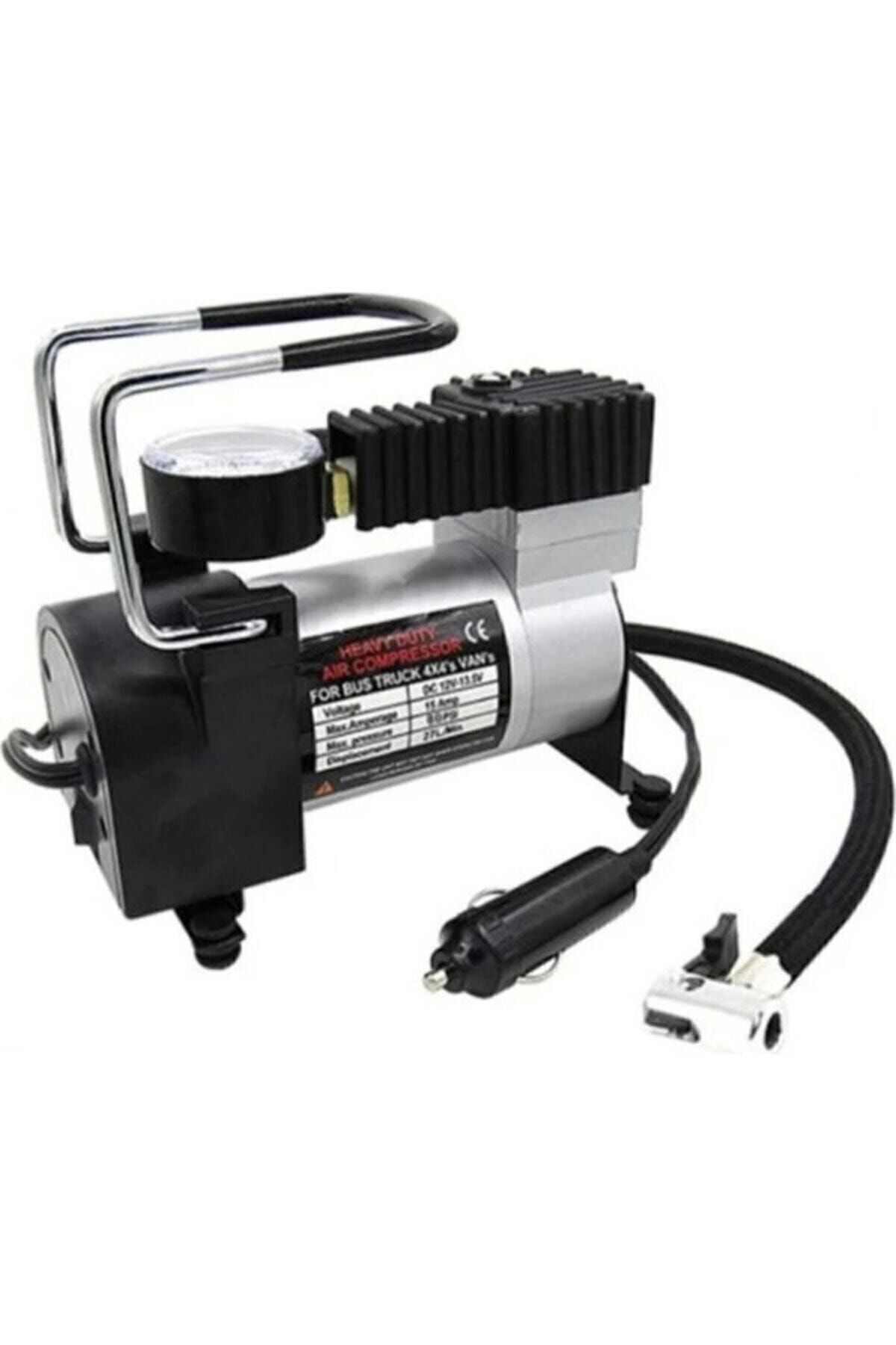 Metal Lastik Hava Kompresörü 12 Volt 150 Psı Kompresör Bot Yatak Şişirme Pompası - 1