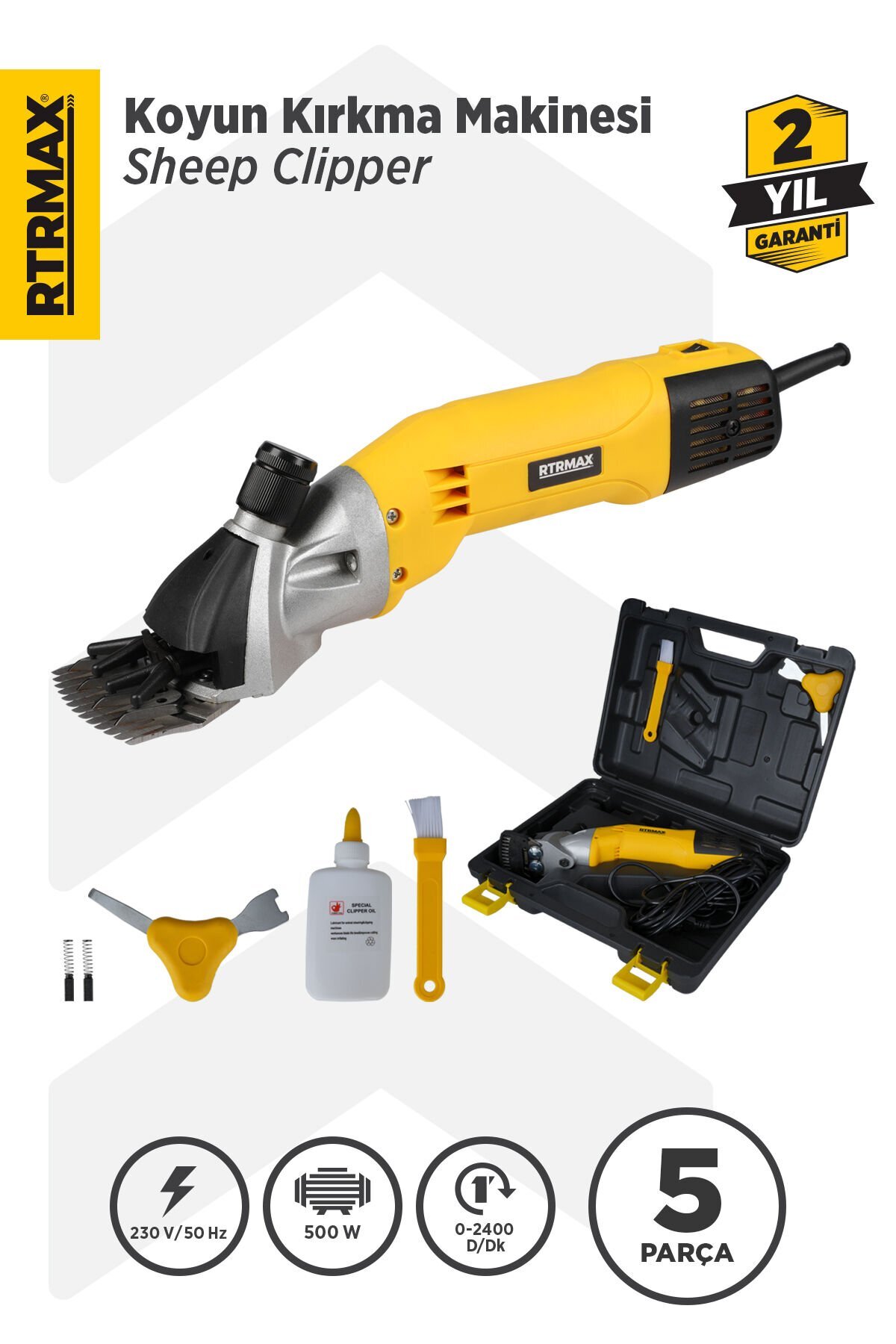 Rtm923 Koyun Kırkma Makinası 500 W - 1