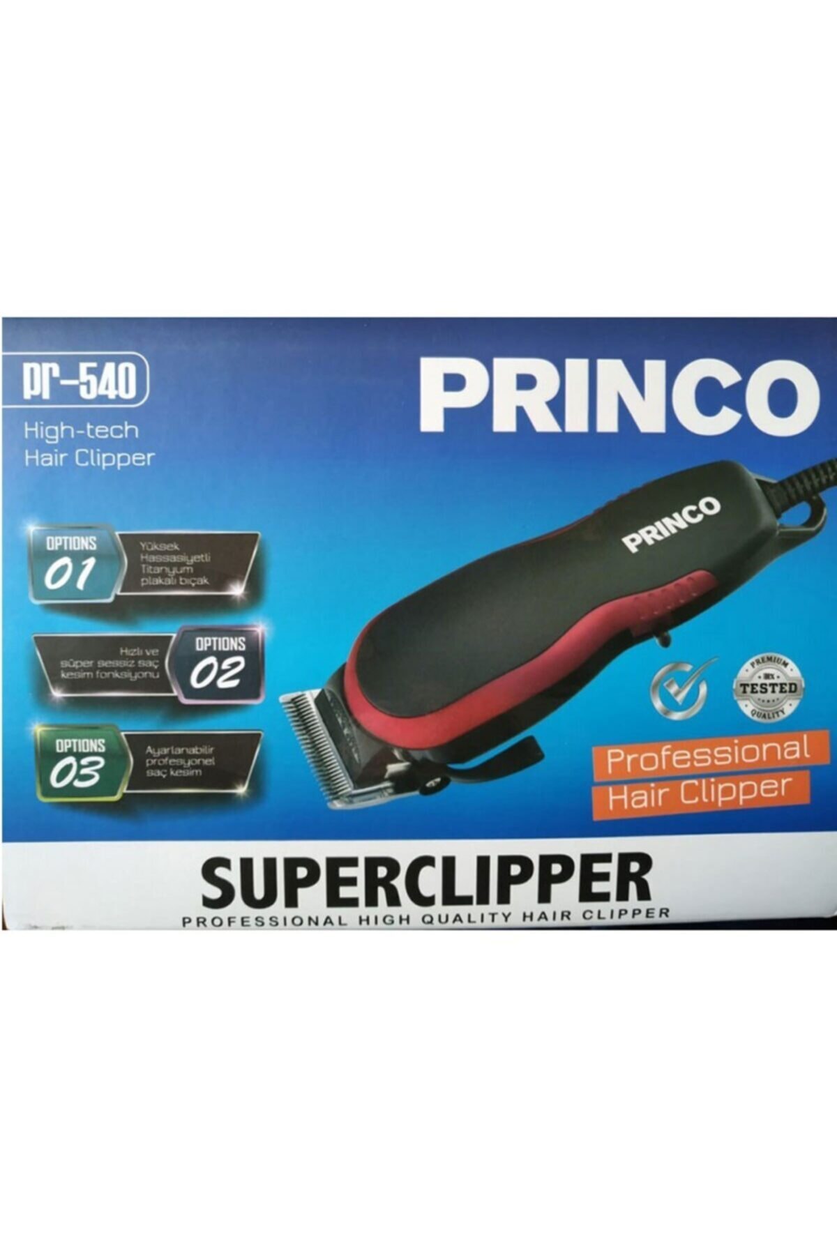 Princo Pr-540 Elektrikli Saç Traş Makinesi 2 Yıl Garantili Yetkili Servis Yardımlı