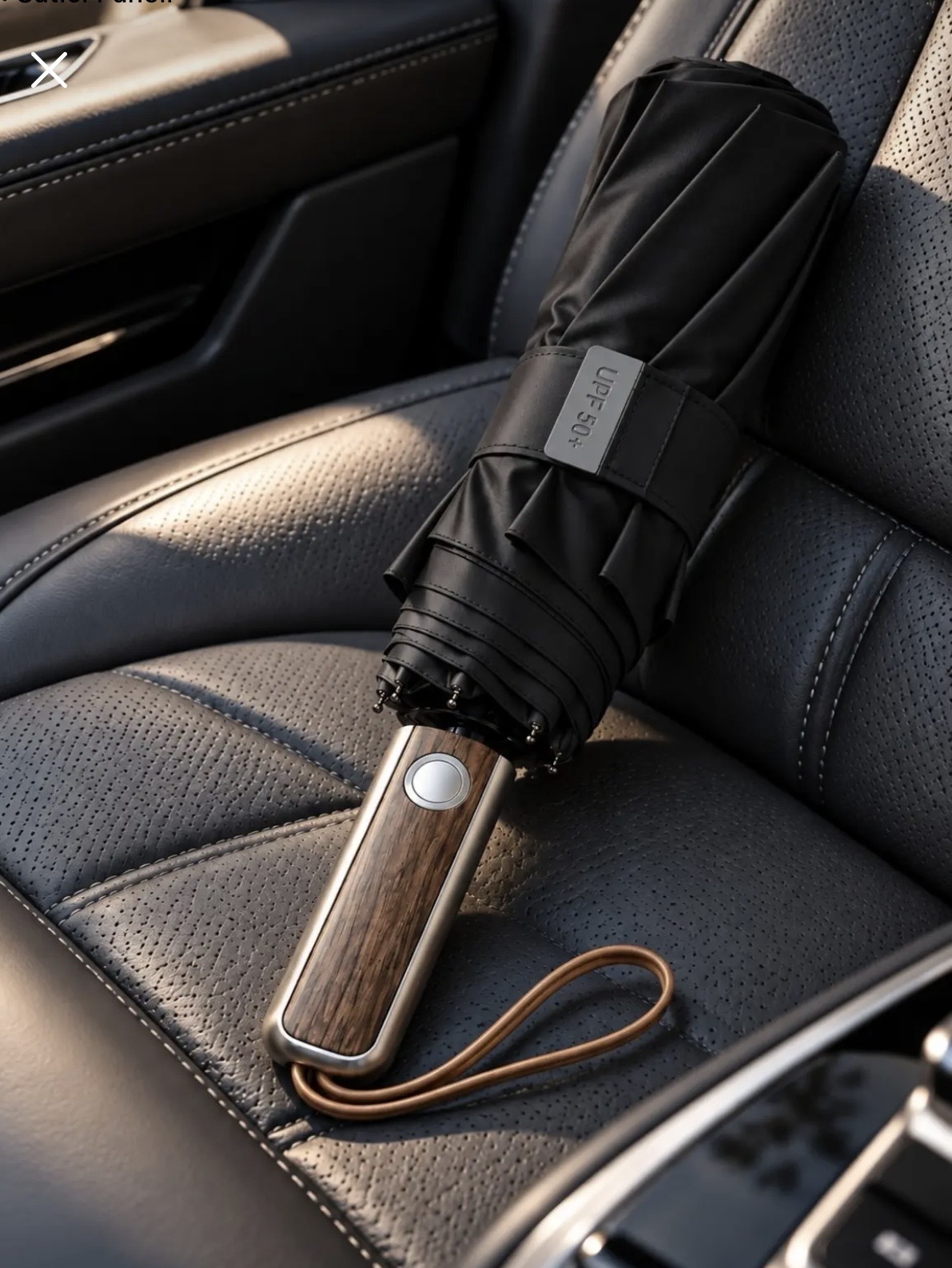 Yeni upf 50+Tam Otomatik Katlanabilir Şemsiye Rüzgara Dayanıklı 20 Telli Çelik Şaft Su Geçirmez Pongee Kumaş 10 Panel - 1