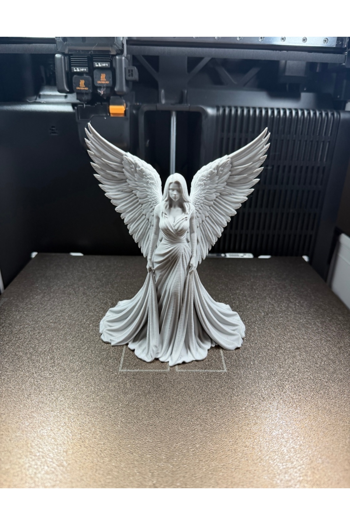 Kanatlı Melek Figürlü Dekoratif Biblo – 3D PLA BASKI DAYANIKLI MALZEME - 1