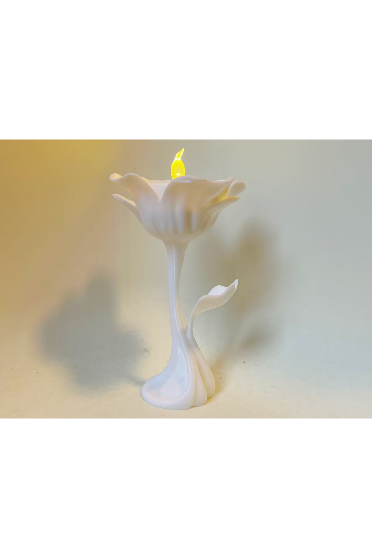 🏆 Dekoratif Çiçek Mumluk LED Tealight Mumluk
