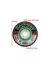 İSPİRAL TAŞI KARBOSAN 180 mm*2.5*22 SC GRANİT MERMER KESİCİ (910290)