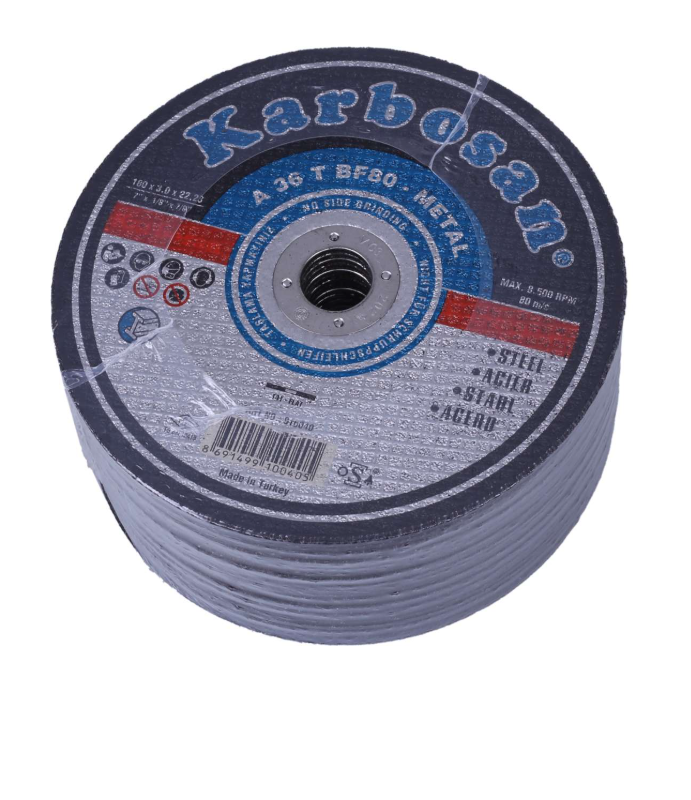 İSPİRAL TAŞI KARBOSAN 180 mm*3*22 NK METAL KESİCİ (910040)