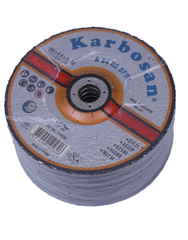 İSPİRAL TAŞI KARBOSAN 180 mm*8*22 FLEX TAŞLAMA (910580)