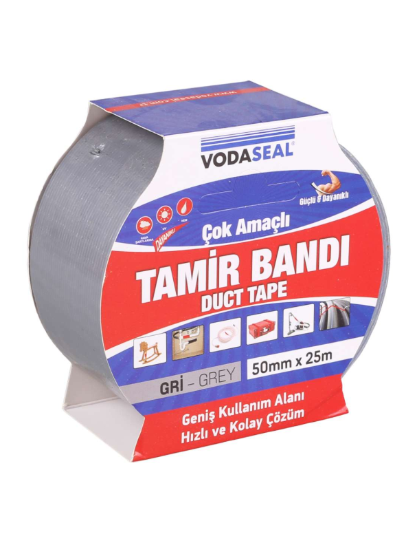 DUCK - TAPE TAMİR BANDI - 50 MM X 25 MT - GRİ