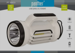 FENER PANTHER USB ŞARJLI SPOT 5W COB LEDLİ SAĞ SOL SMD FLAŞÖRLÜ PT-8823