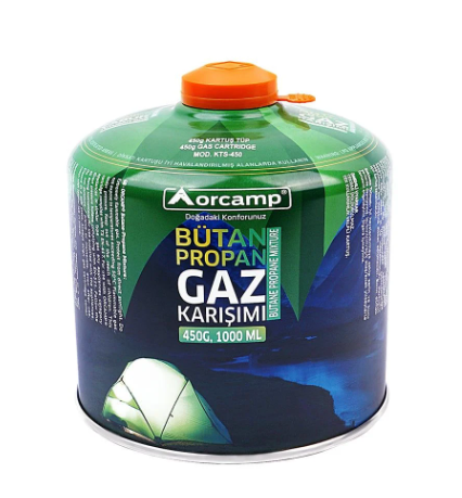 ORGAZ ORCAMP BÜTAN PROPAN GAZ KARTUŞU 450GR KTS-450